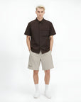 Master Bunny Edition Men's Branding Shorts - Beige - Erthe Golf
