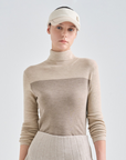 Lanvin Blanc Wool Turtle Neck Top