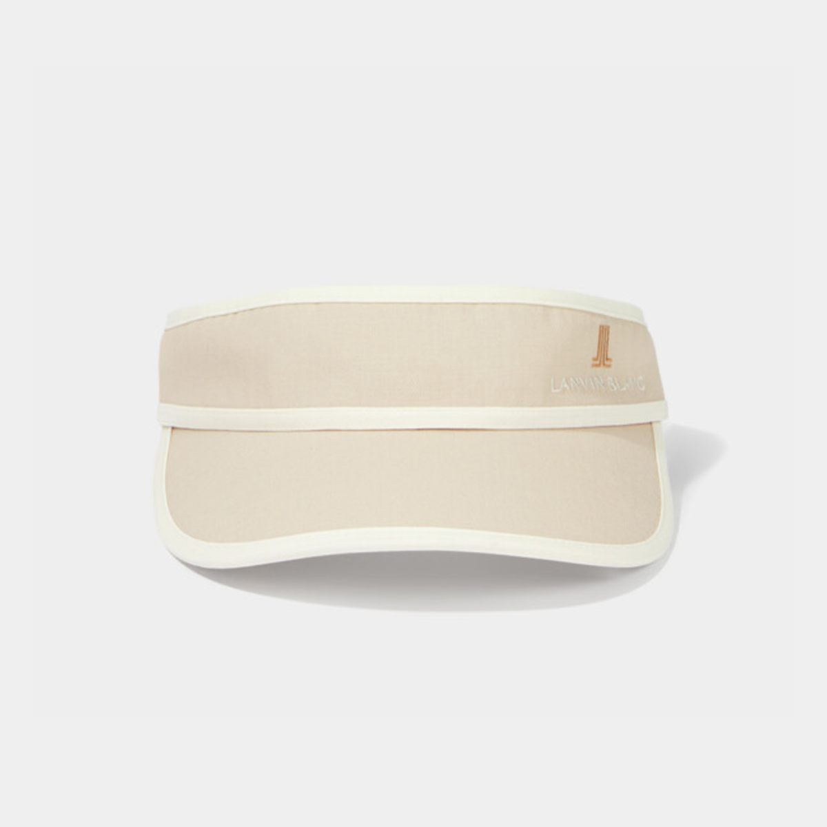 Women's Logo Visor - Beige - Erthe Golf