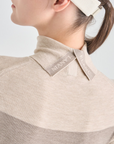 Lanvin Blanc Wool Turtle Neck Top