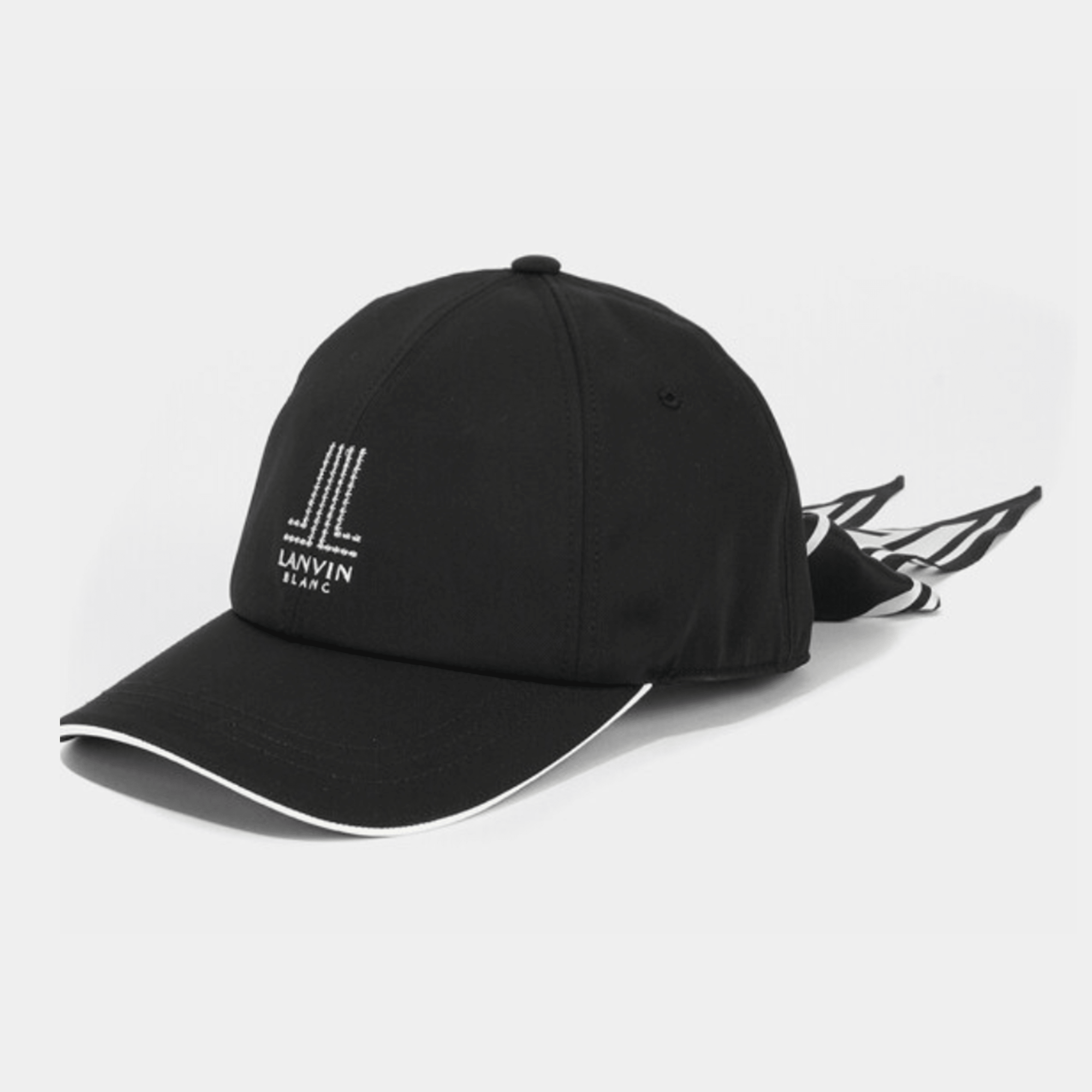 Women's Logo Cap & Scarf - Black - Erthe Golf