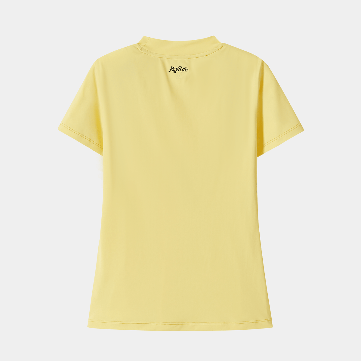 Women's Lightweight Mockneck - Yellow - Erthe Golf