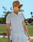 Falcosia Men's Classic Polo Top