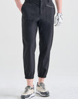 Lanvin Men's Waterproof Stretch Jogger Pants-Black