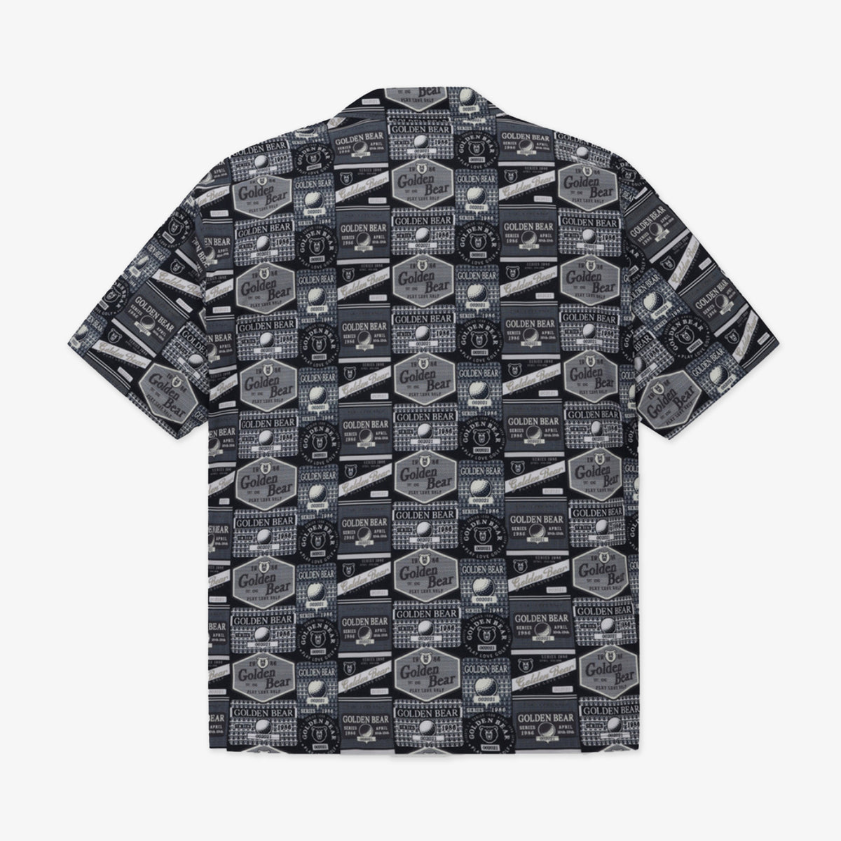 Golden Bear Unisex Printed Shirt Black - Erthe Golf