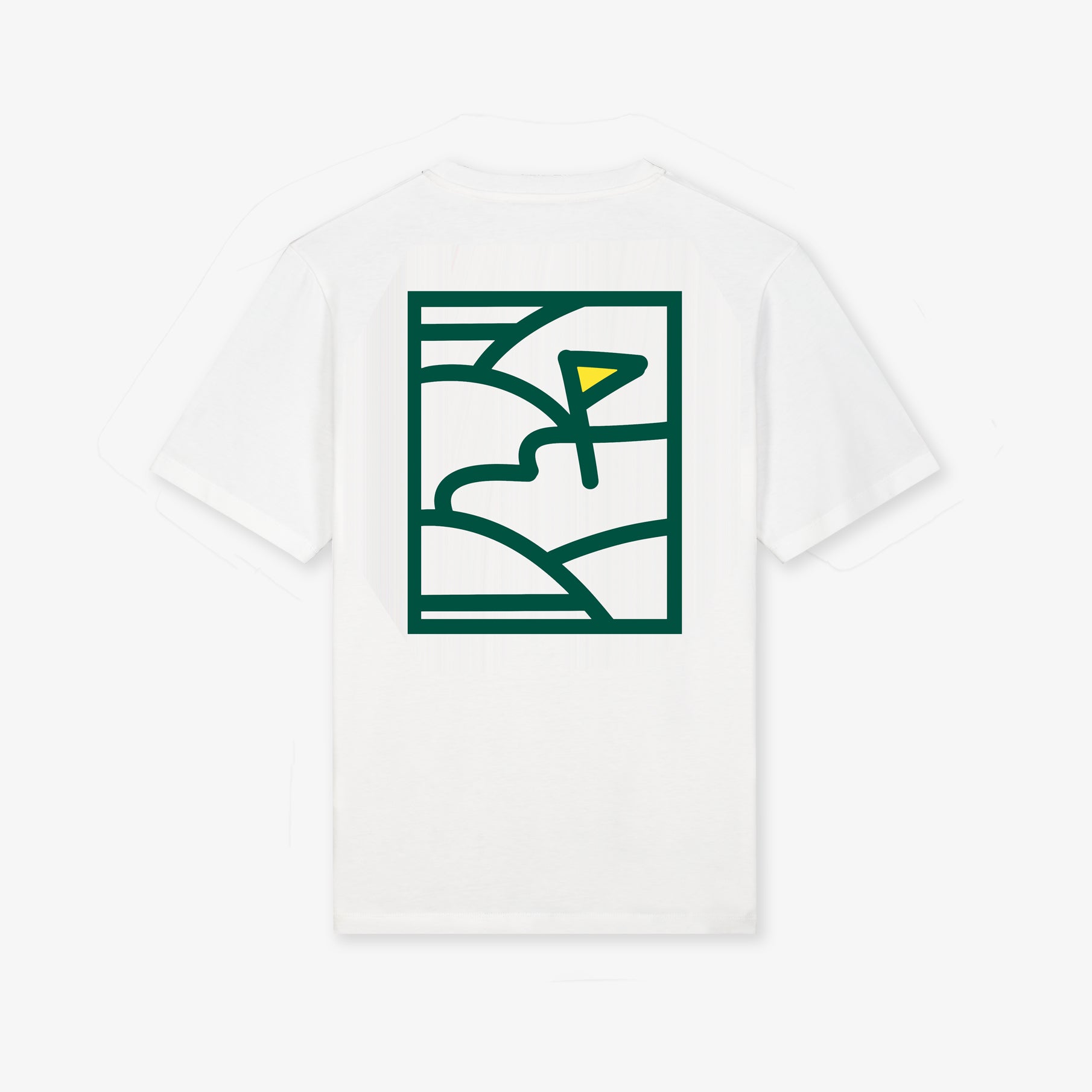 Lend Golf Unisex Lay Up White T-shirt - Erthe Golf