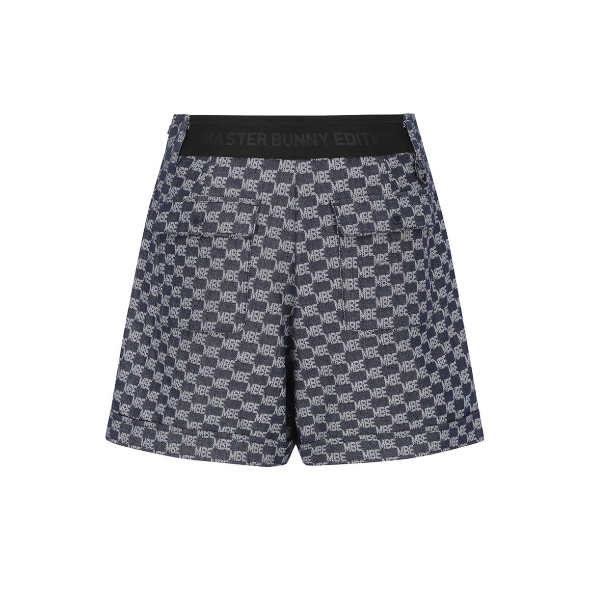 Master Bunny Edition Women's Logo Shorts - Navy - Erthe Golf