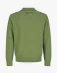 Pearly Gates Men's Long Sleeve Knit Shirt- Green