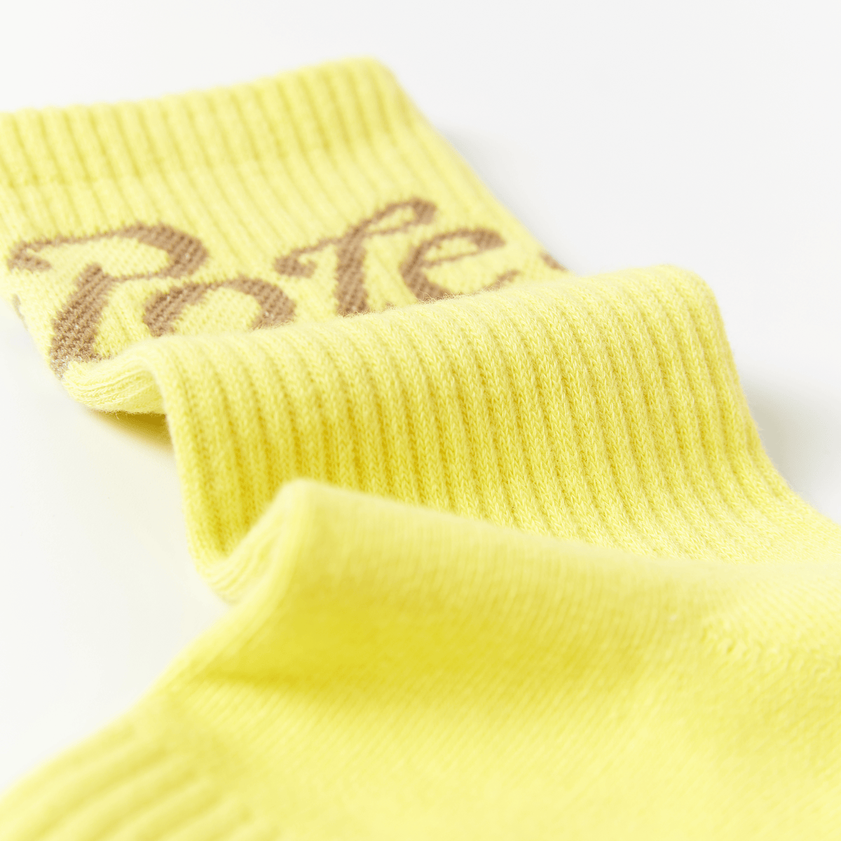 Keypote Men's Logo Crew Socks - Yellow - Erthe Golf