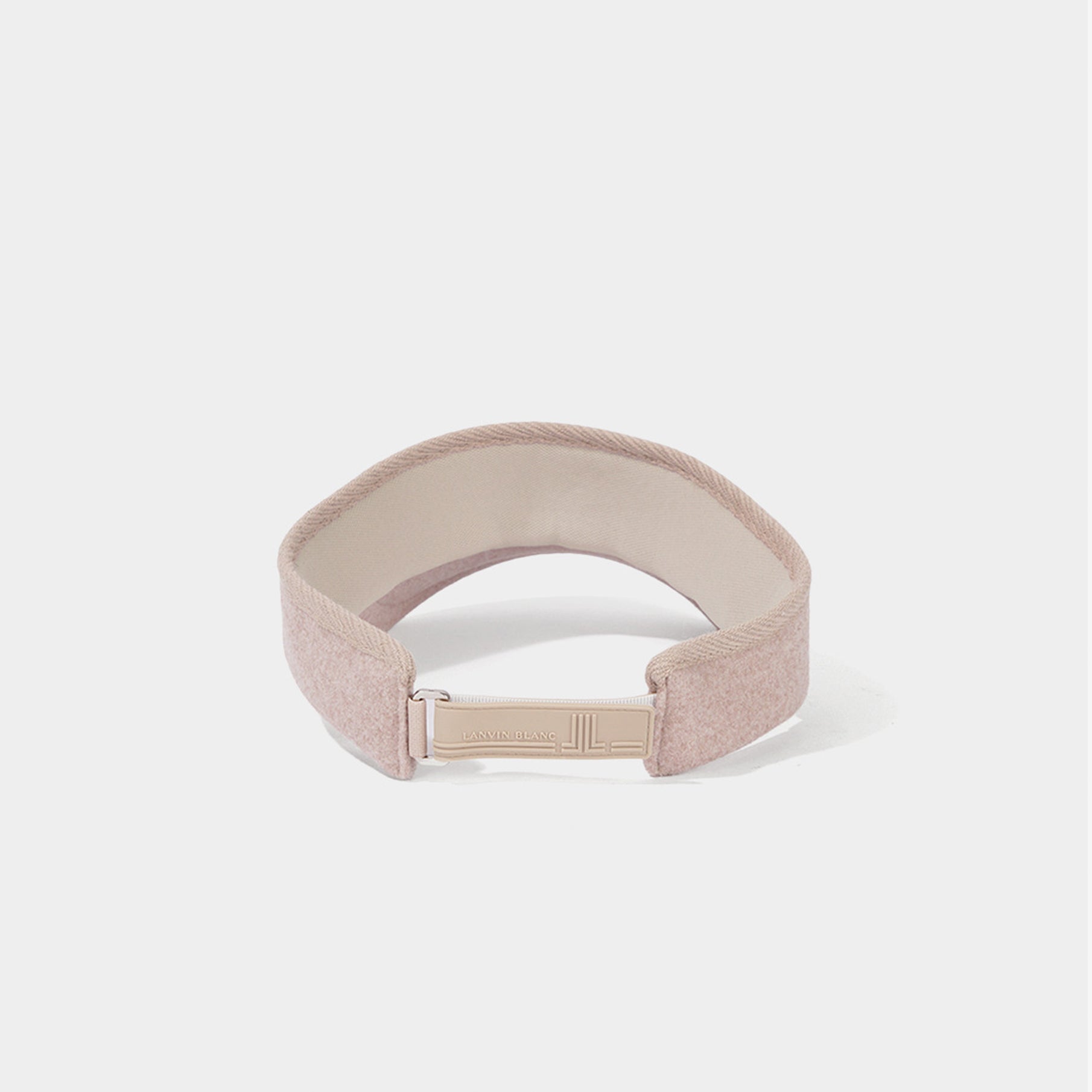 Lanvin Blanc Knit Visor - Light Beige