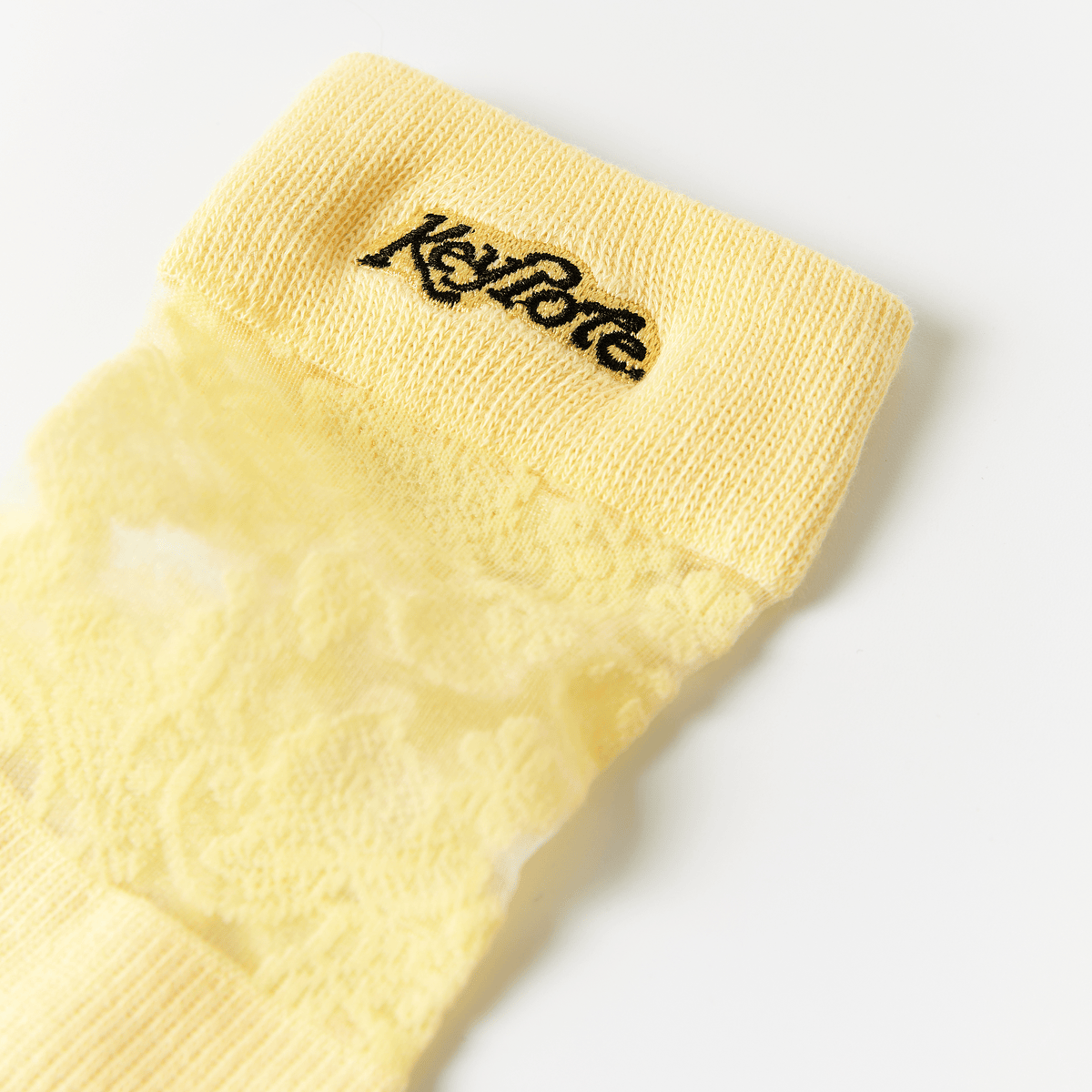 Keypote Women's Lace Sport Socks - Yellow - Erthe Golf
