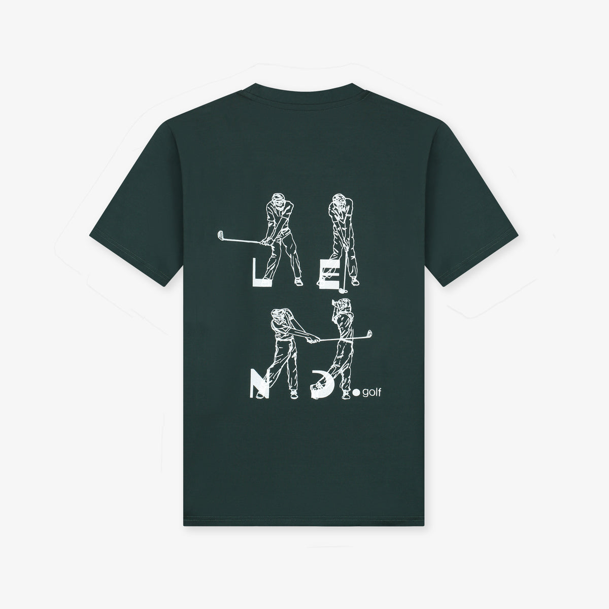 Lend Golf Unisex Swing Tshirt Black - Erthe Golf