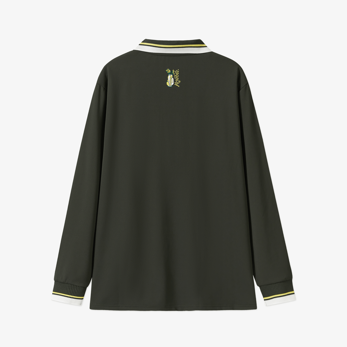 Keypote Long Sleeve Polo Shirt - Forest Green - Erthe Golf
