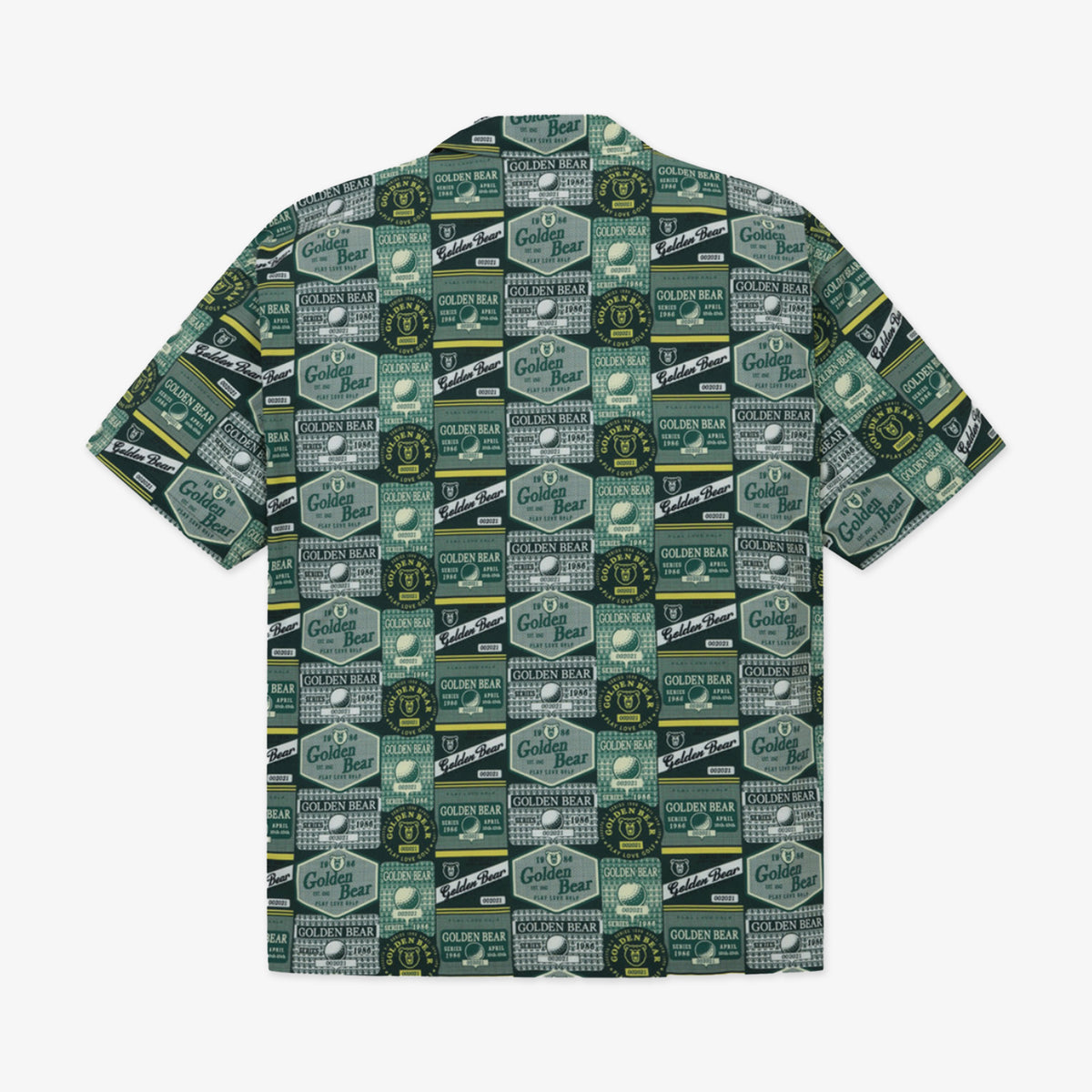 Golden Bear Unisex Printed Shirt Green - Erthe Golf