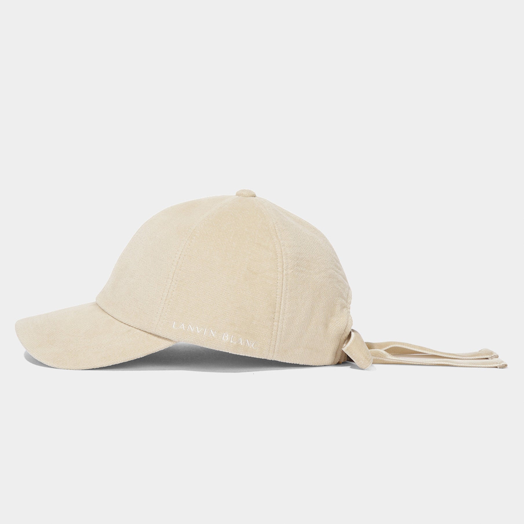 Lanvin Blanc Women&#39;s Ribbon Cap - Sepia
