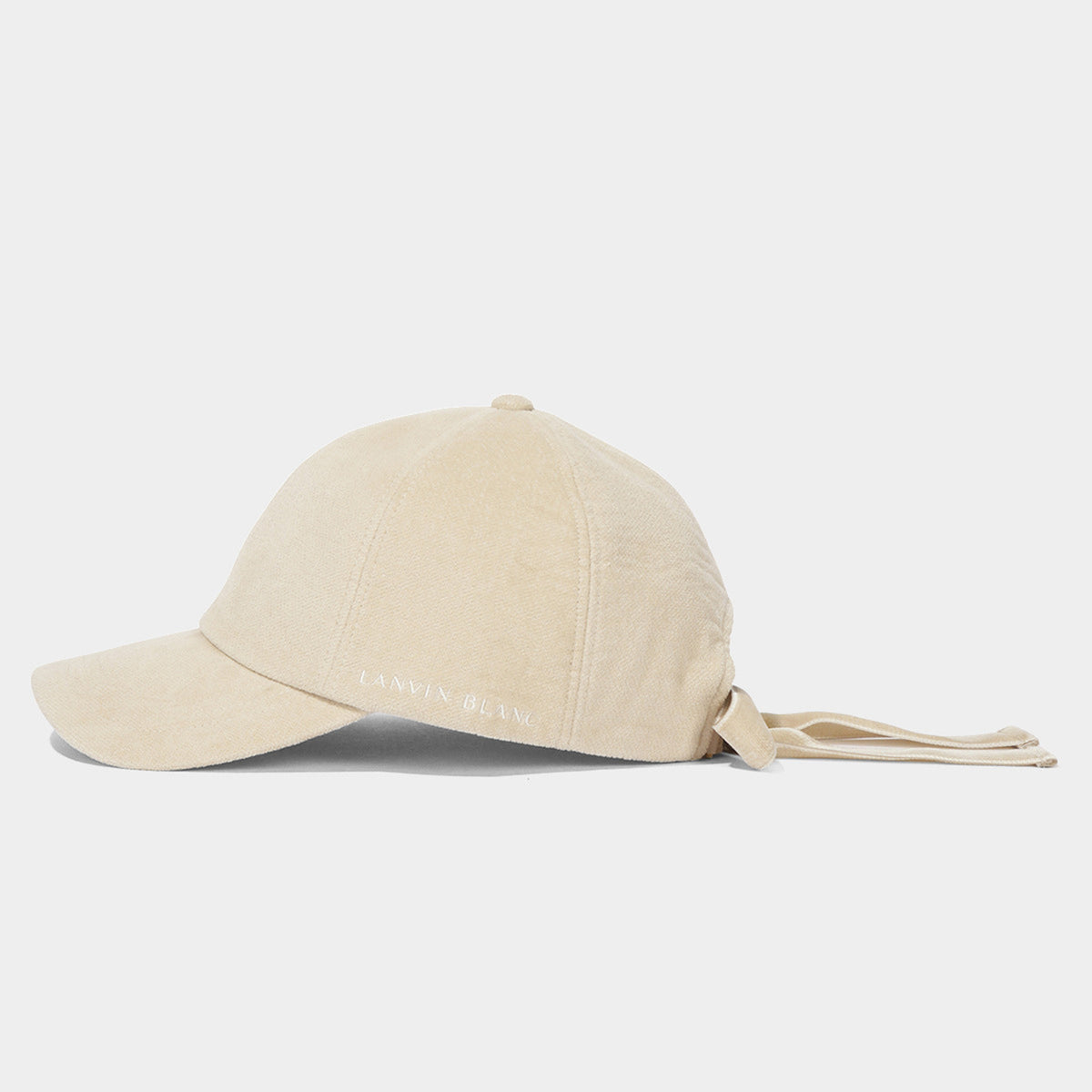 Lanvin Blanc Women's Ribbon Cap - Sepia - Erthe Golf