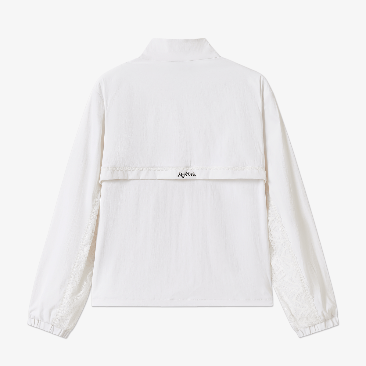 Keypote Women's Windbreaker Jacket - White - Erthe Golf