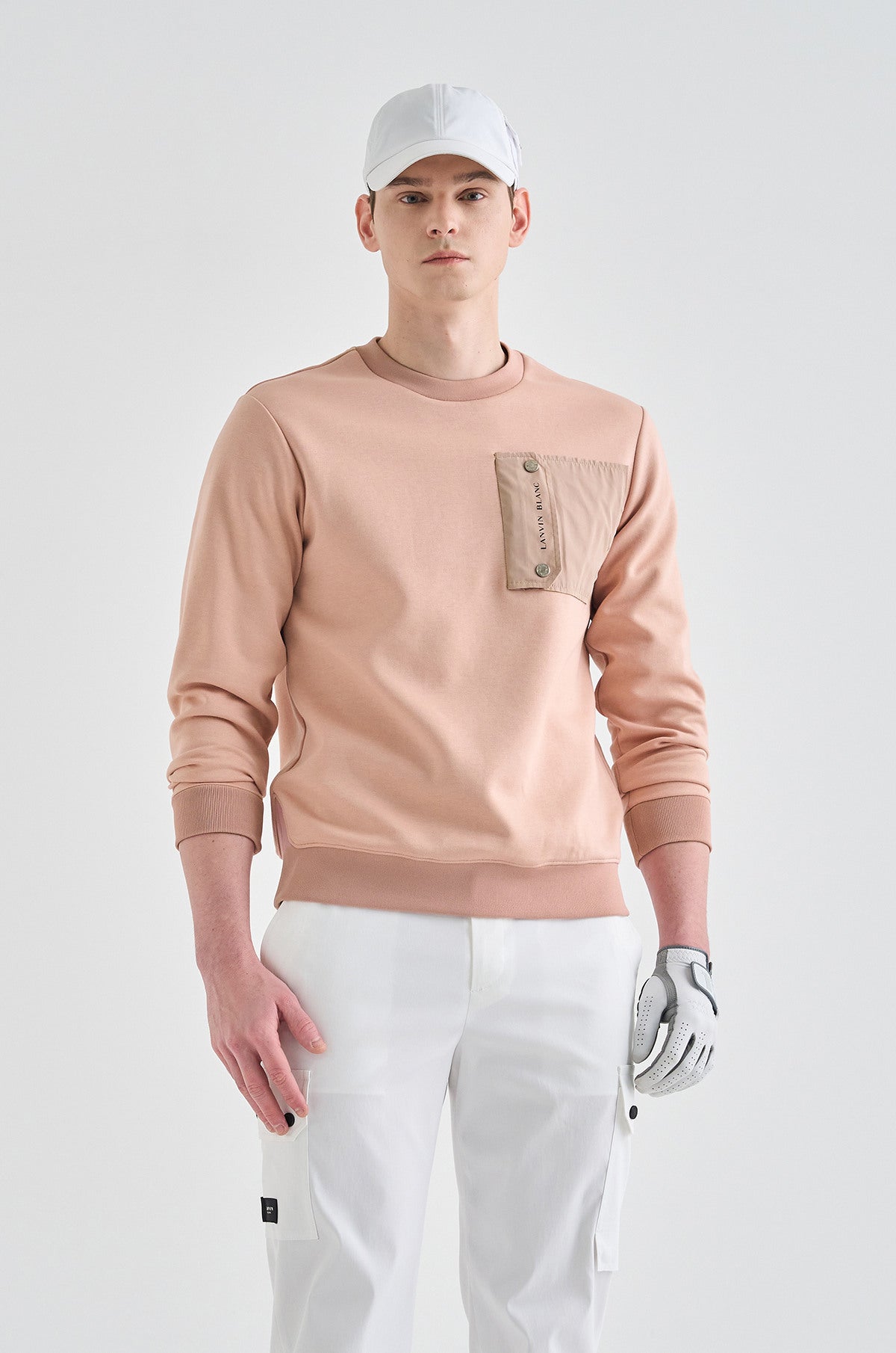 Lanvin Blanc Men&#39;s Sweatshirt - Light Pink