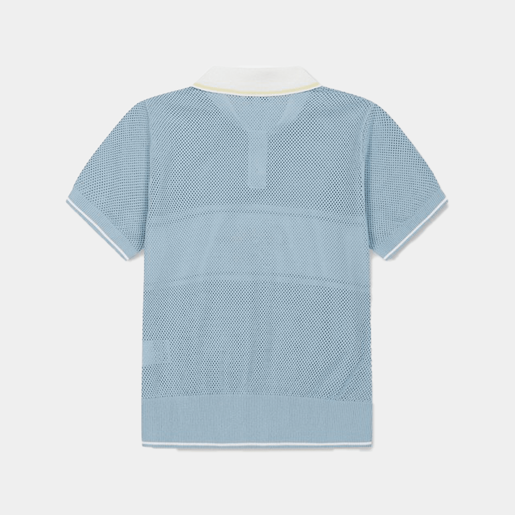 Women's Embroidered Collar Polo - Blue - Erthe Golf