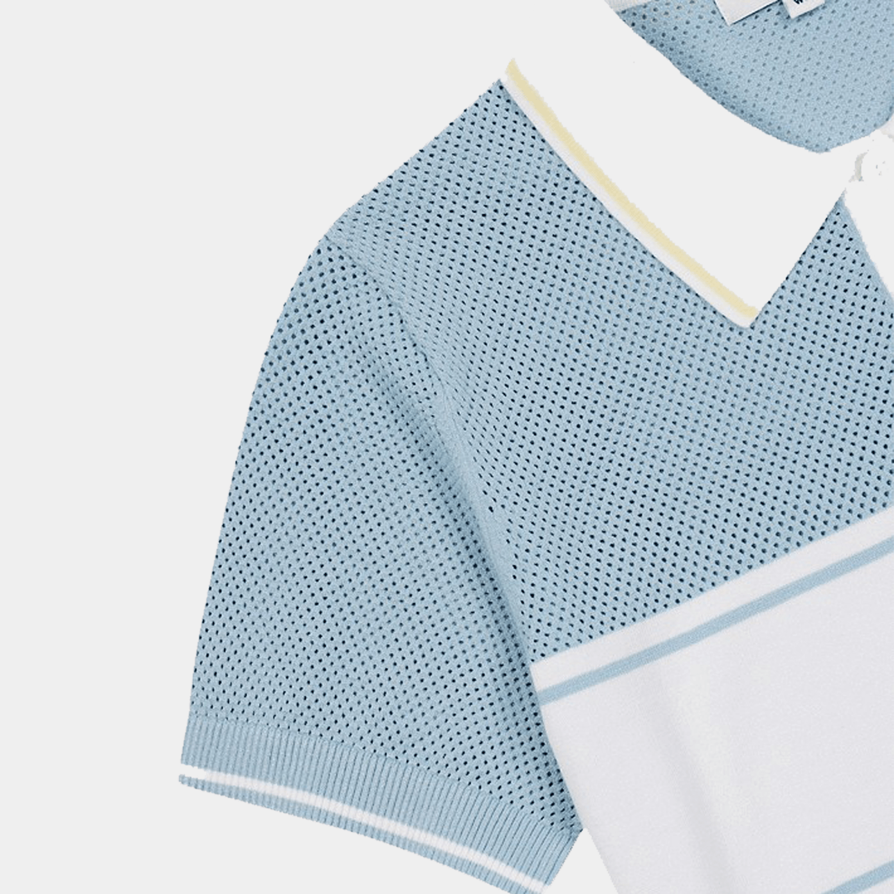 Women's Embroidered Collar Polo - Blue - Erthe Golf