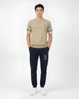Pearly Gates Men's Color Block Top - Brown - Erthe Golf