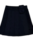 Cellty Navy Bold Pleats Skirt