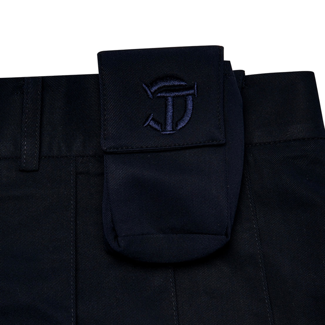 Cellty Navy Bold Pleats Skirt - Erthe Golf