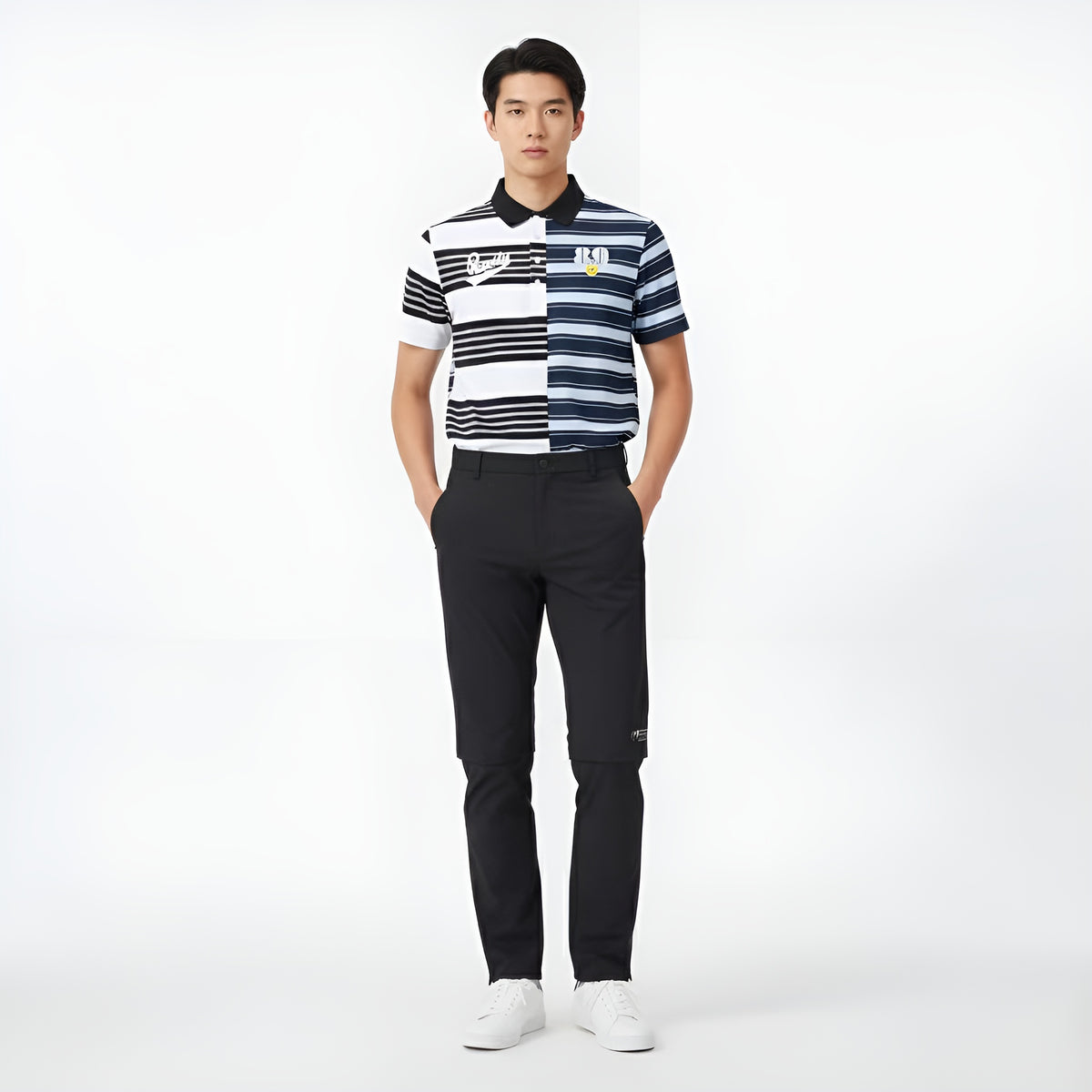 Master Bunny Edition Men's Adjustable Pants - Black - Erthe Golf