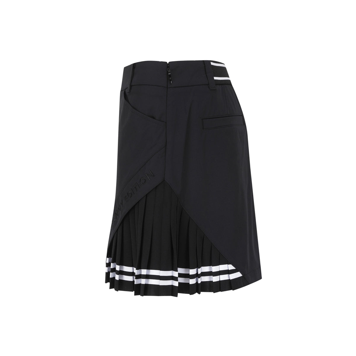 Master Bunny Edition Women's Diagonal Skirt - Black - Erthe Golf