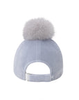 Master Bunny Edition Women's Fur Cap - Blue - Erthe Golf