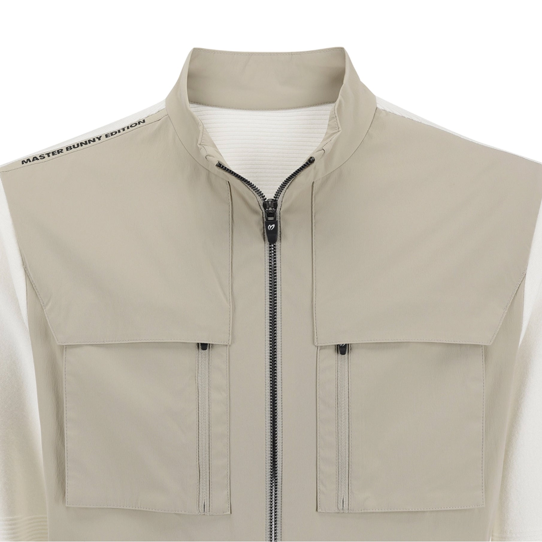 Master Bunny Edition Men's Zip Cardigan - Beige - Erthe Golf