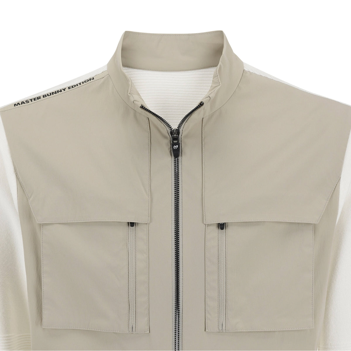 Master Bunny Edition Men's Zip Cardigan - Beige - Erthe Golf