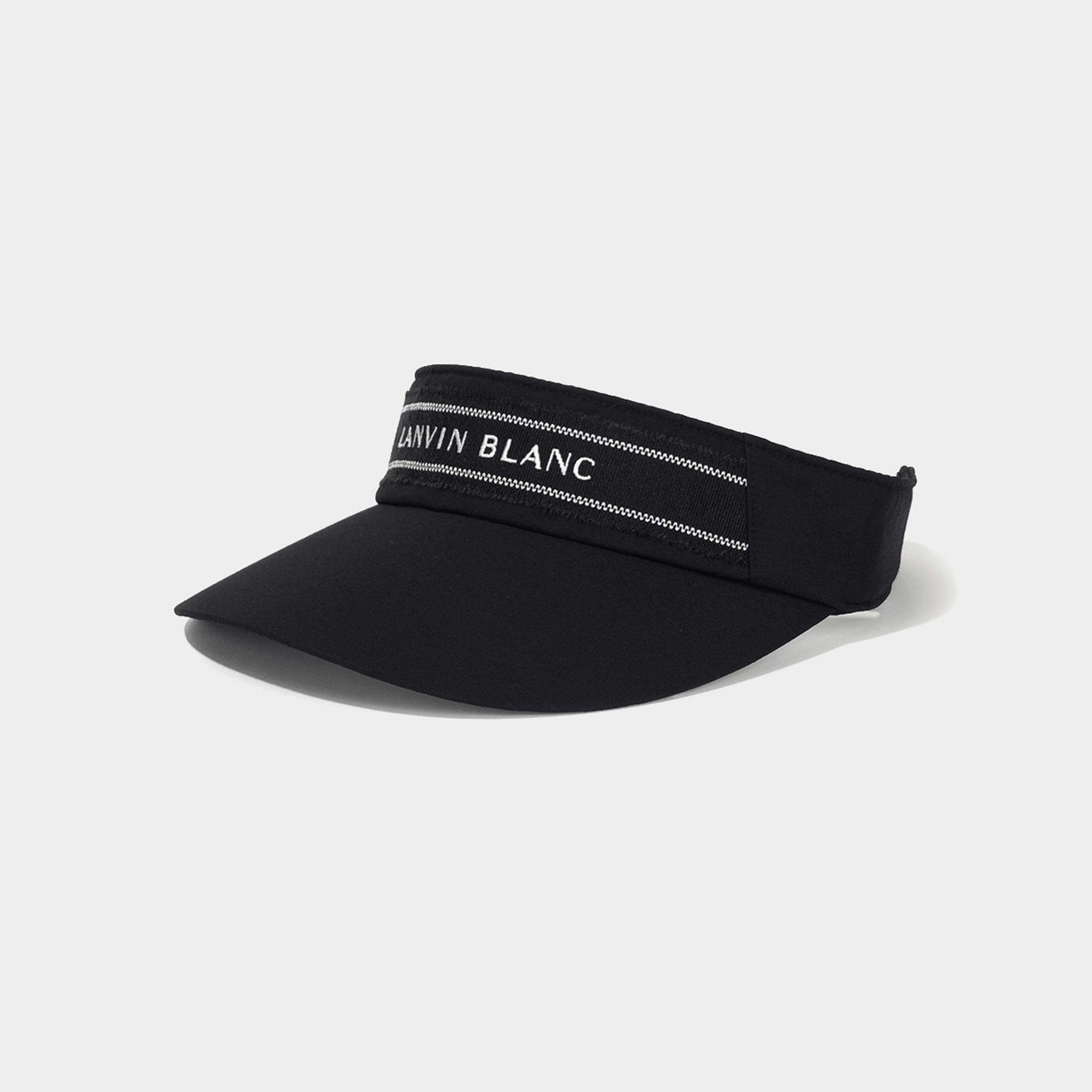 Women's Logo Strap Visor - Black - Erthe Golf