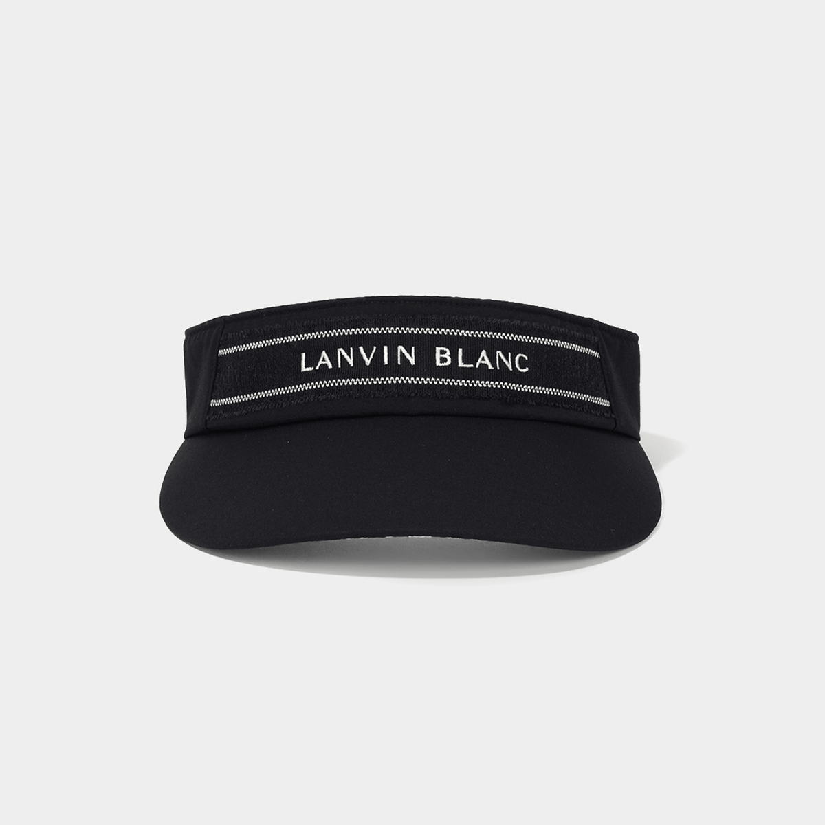 Women's Logo Strap Visor - Black - Erthe Golf