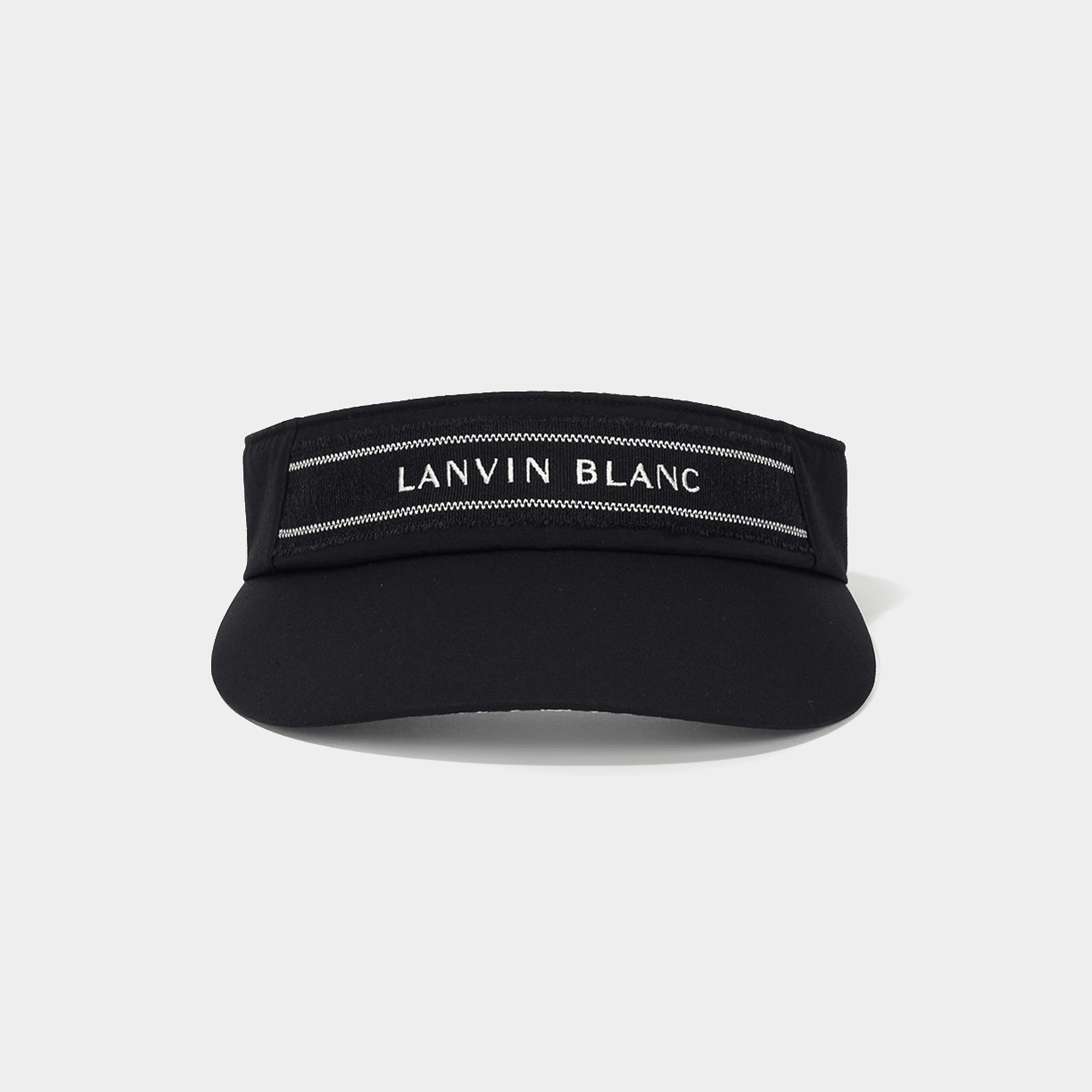 Women's Logo Strap Visor - Black - Erthe Golf