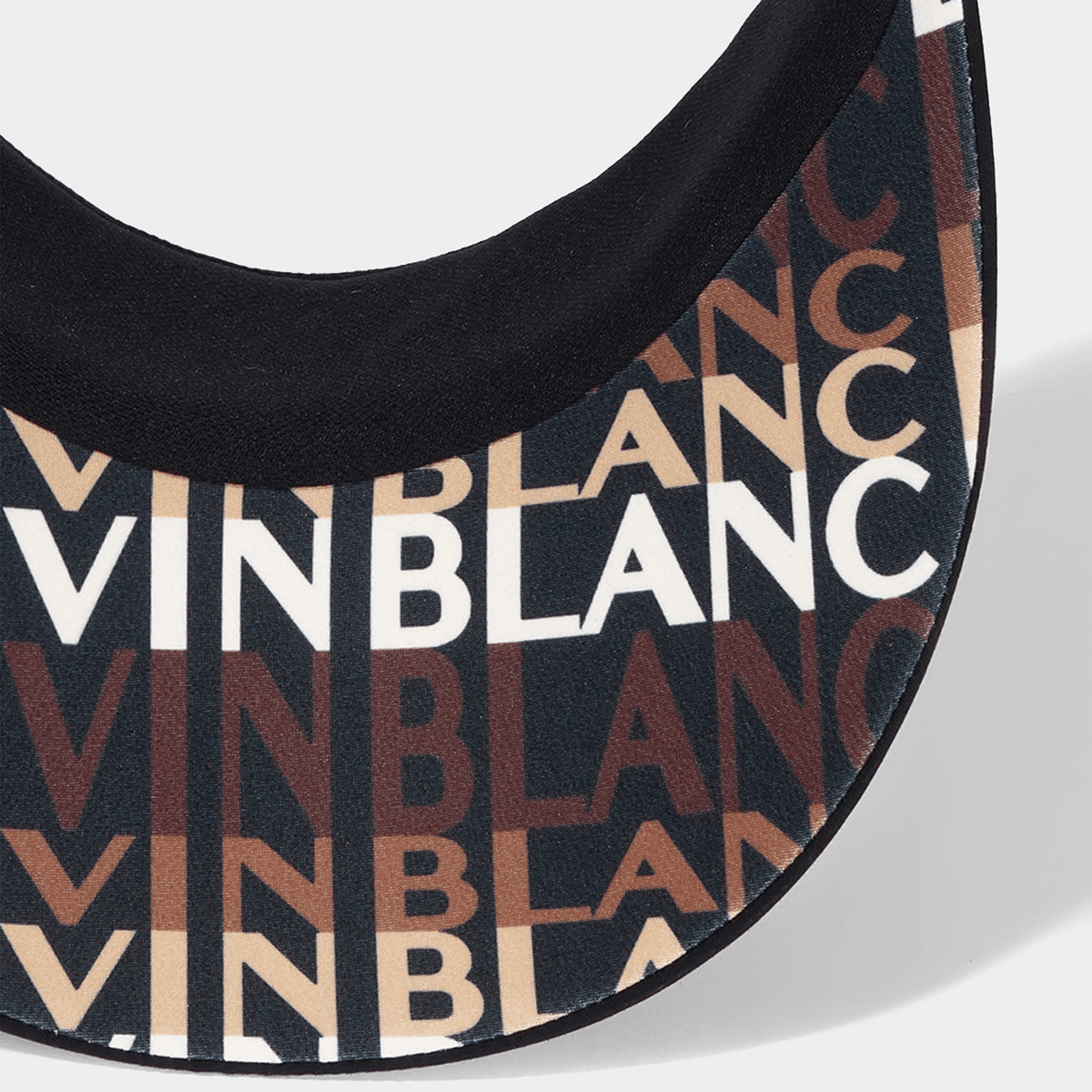 Women's Logo Strap Visor - Black - Erthe Golf