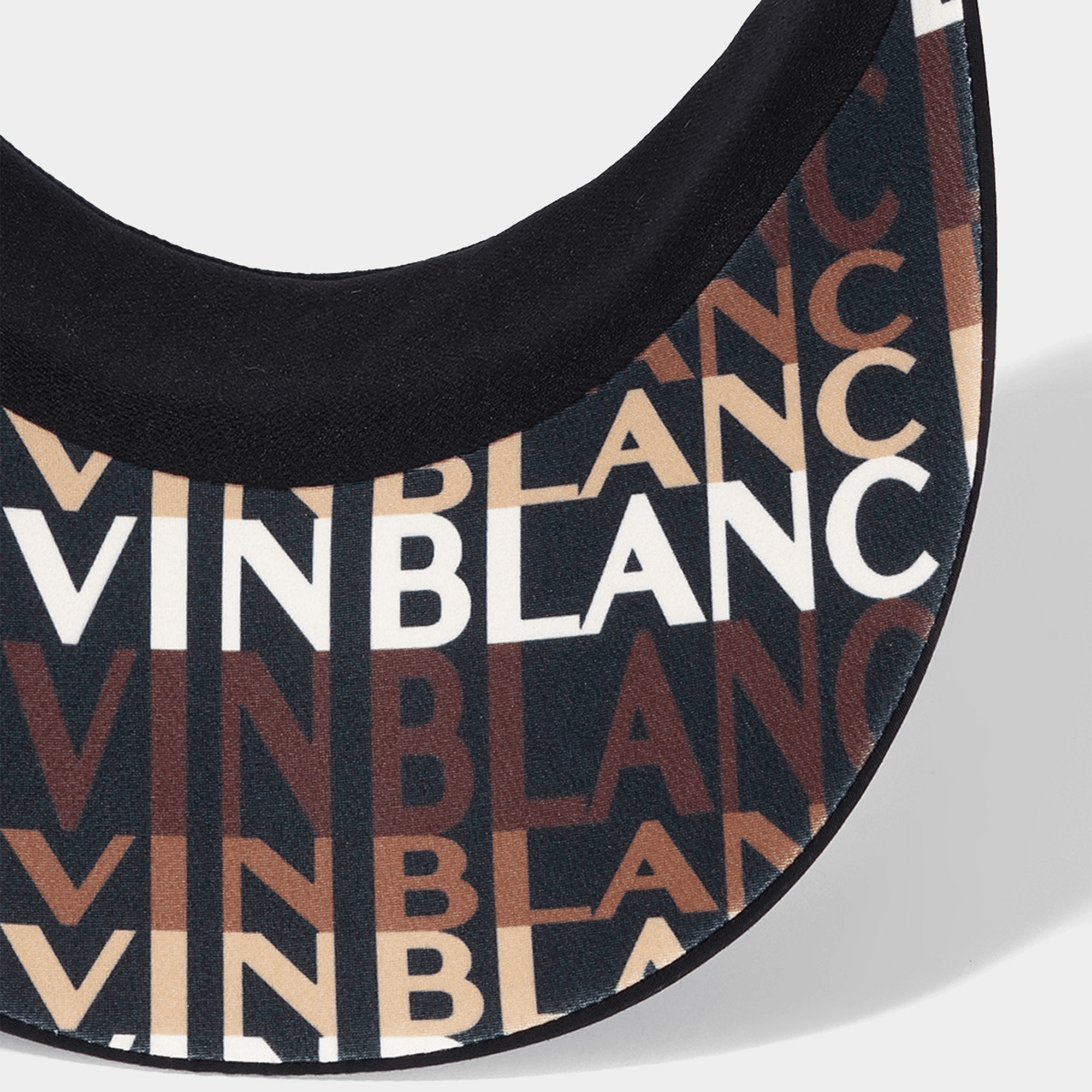 Women's Logo Strap Visor - Black - Erthe Golf