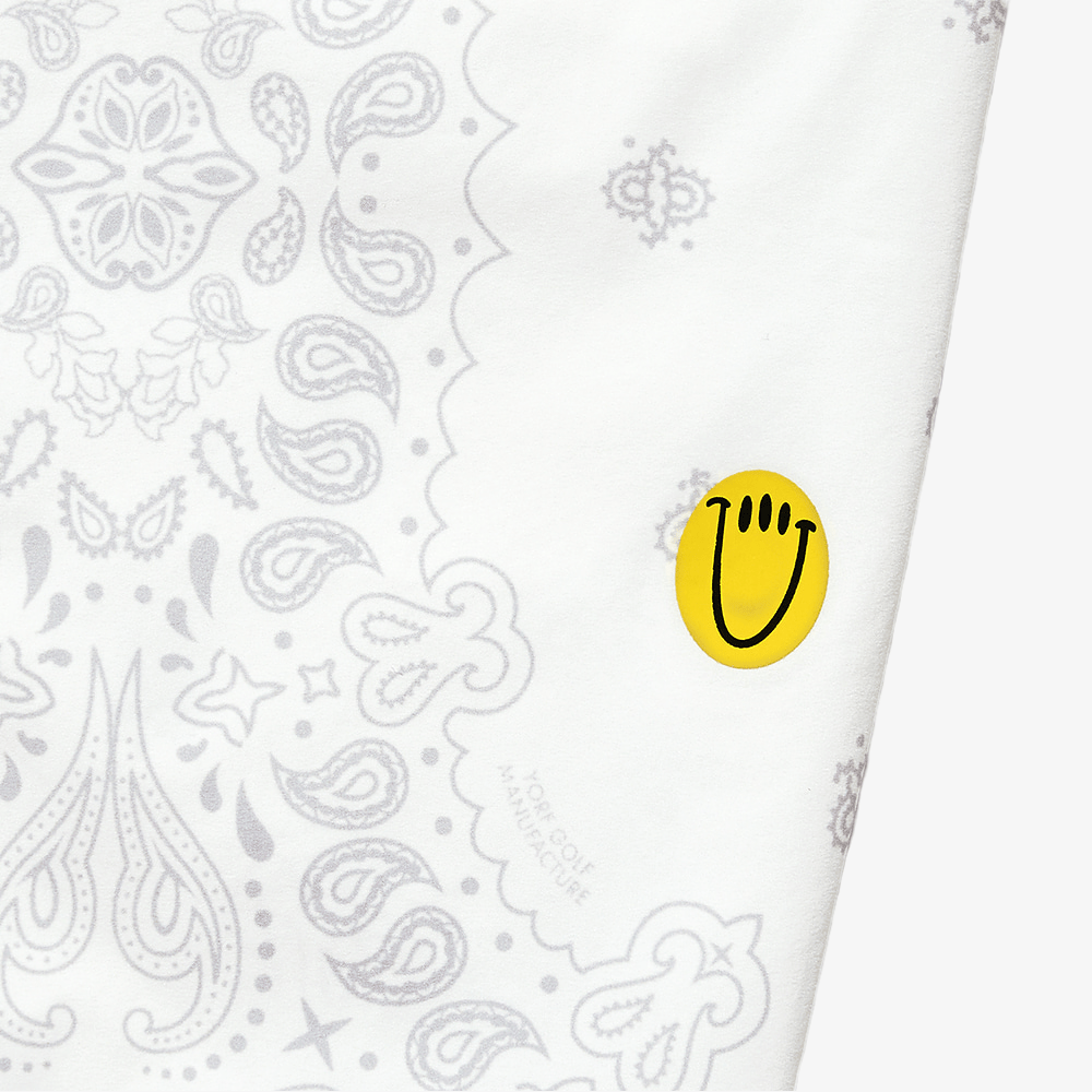 Yorf Golf Paisley Shorts White - Erthe Golf