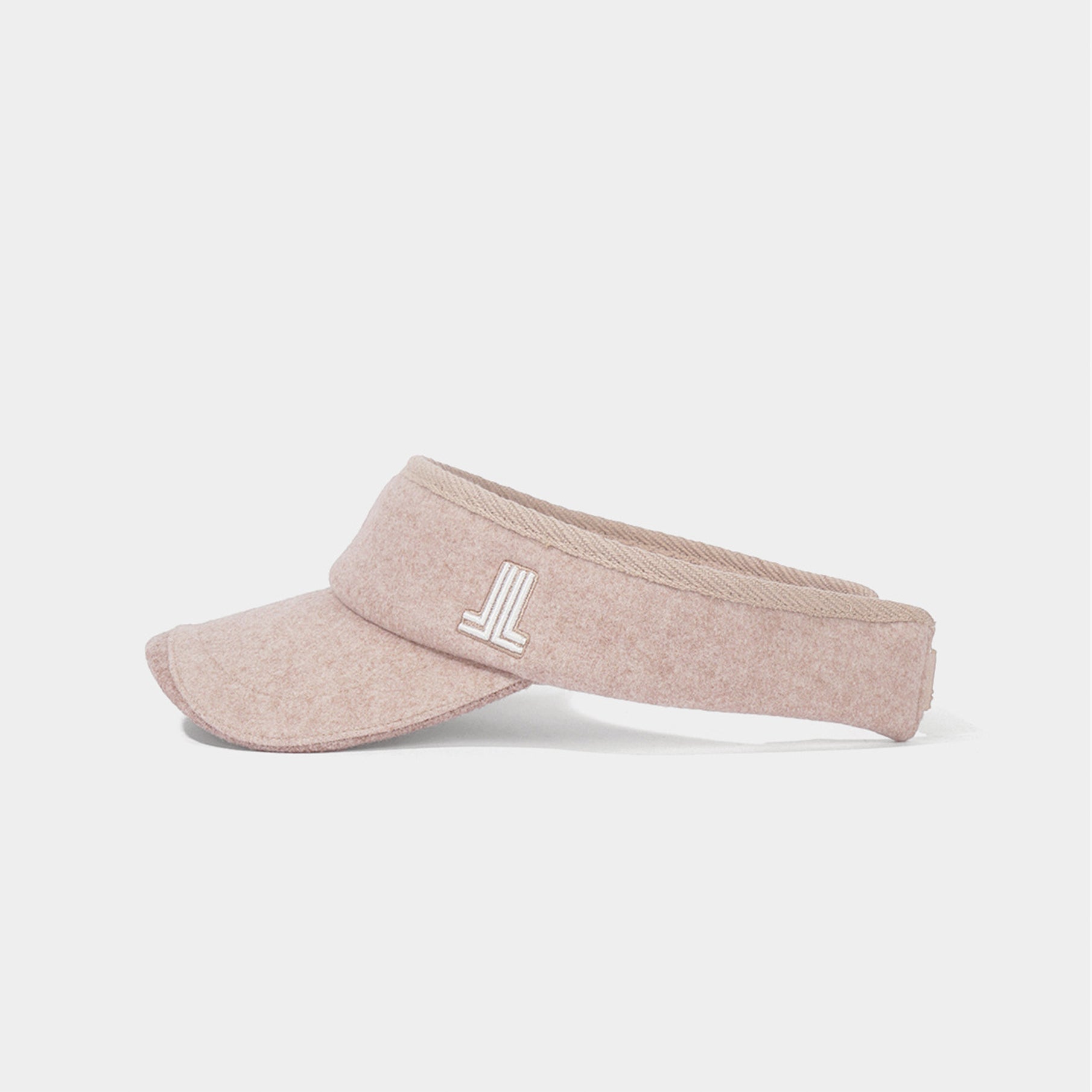 Lanvin Blanc Knit Visor - Light Beige