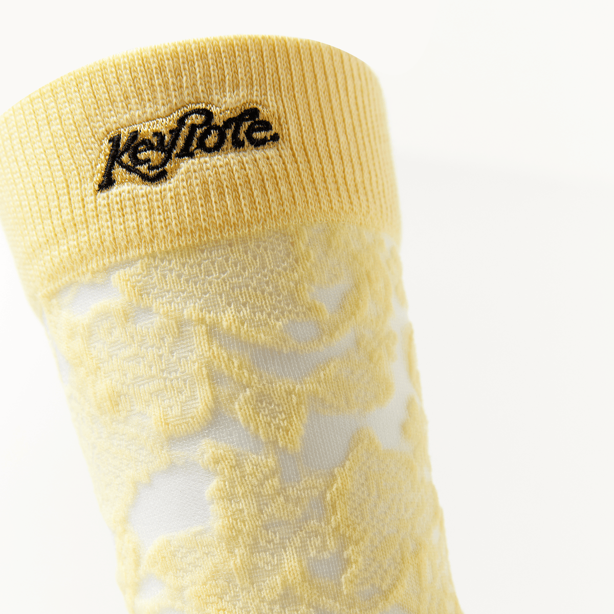 Keypote Women's Lace Sport Socks - Yellow - Erthe Golf