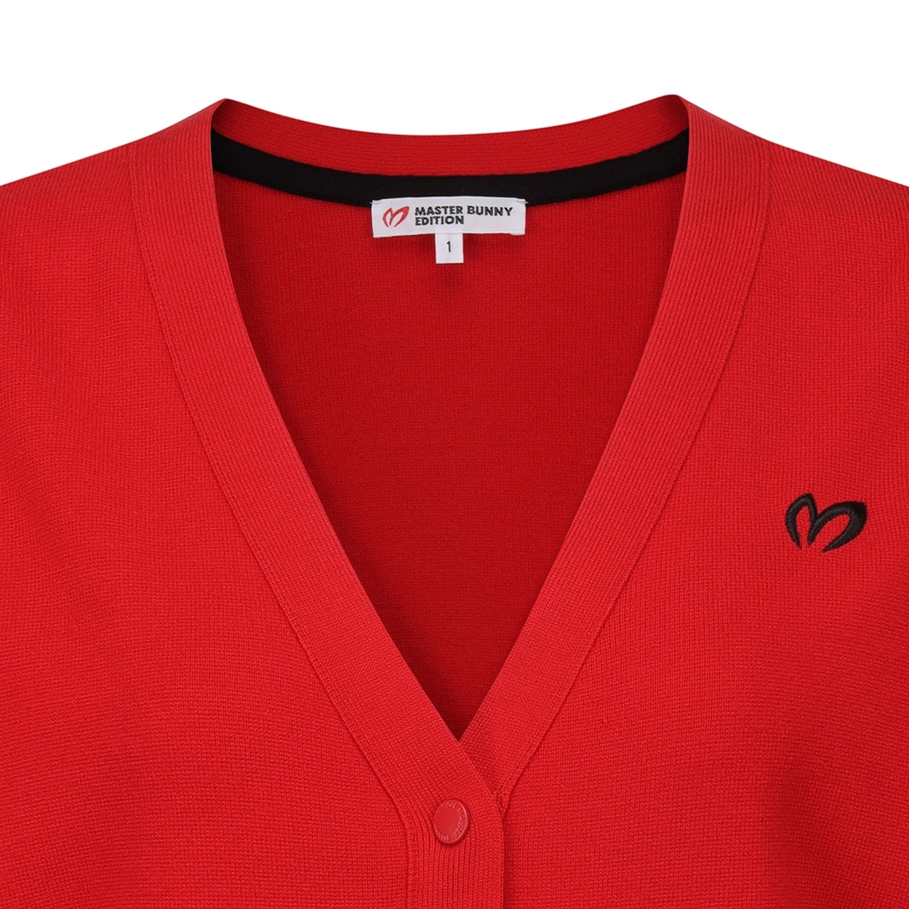Master Bunny Edition Women's Cardigan - Red - Erthe Golf