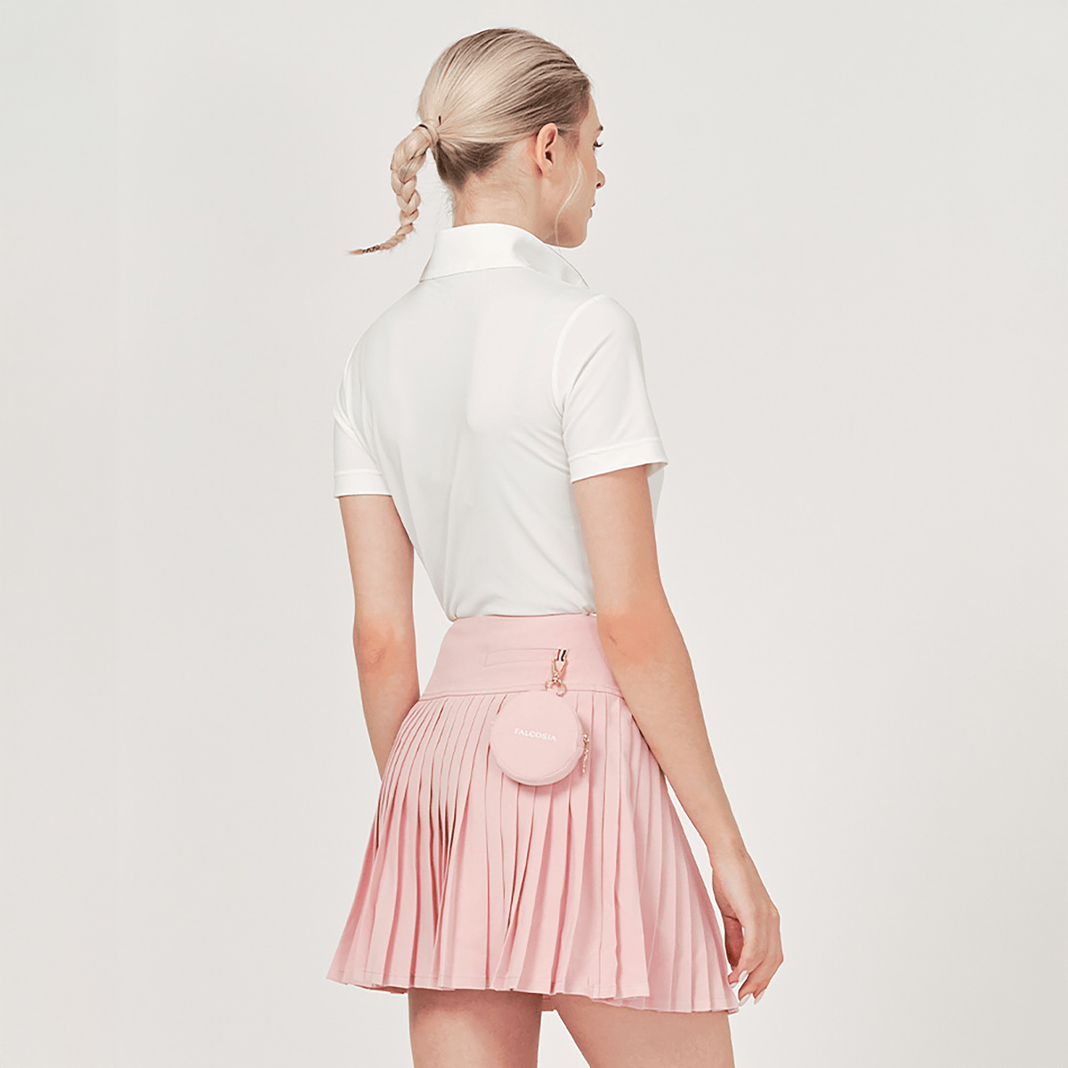Falcosia Pleated Skirt - Pink - Erthe Golf