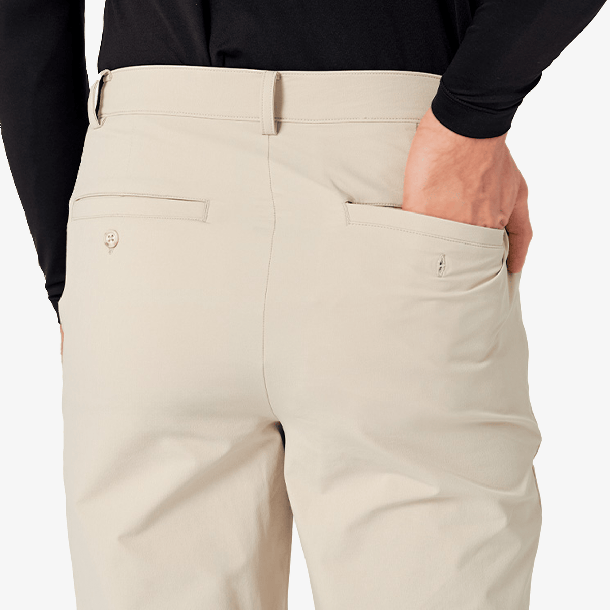 Falcosia Men's Signature Trouser - Beige - Erthe Golf