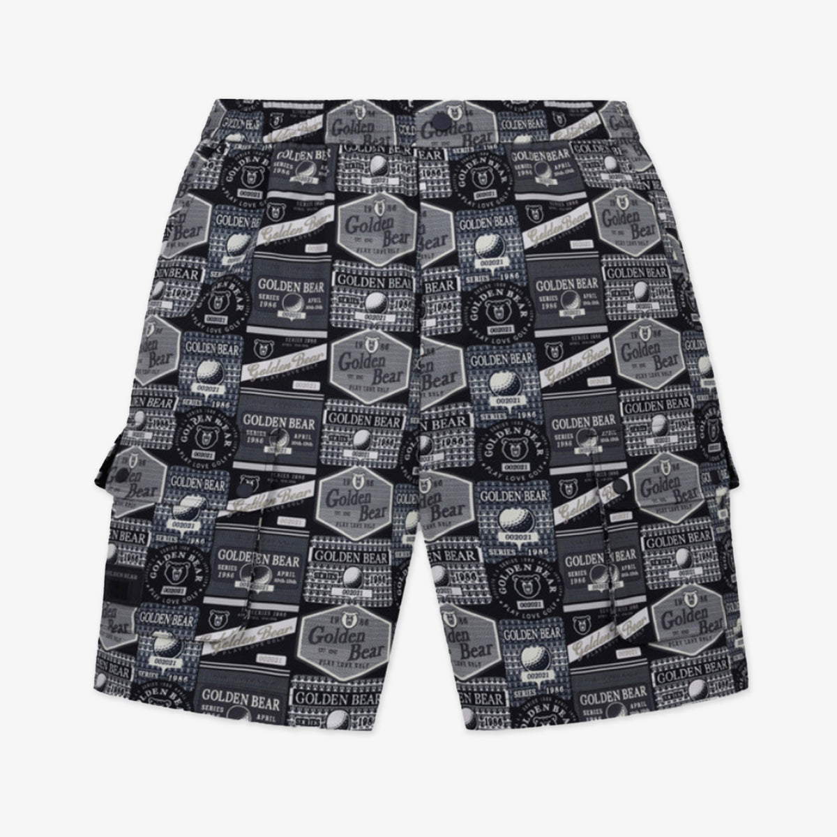 Golden Bear Unisex All-Over Printed Shorts Black