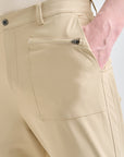 Lanvin Blanc Men's Waterproof Jogger Pants-Beige