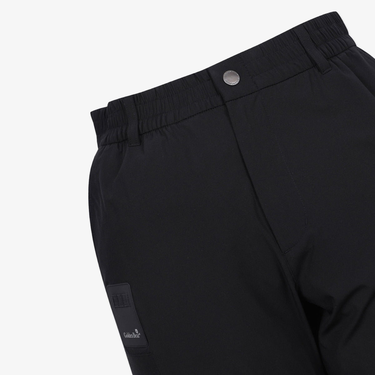 Golden Bear Stretchable Woven Cargo Jogger Pants Black - Erthe Golf