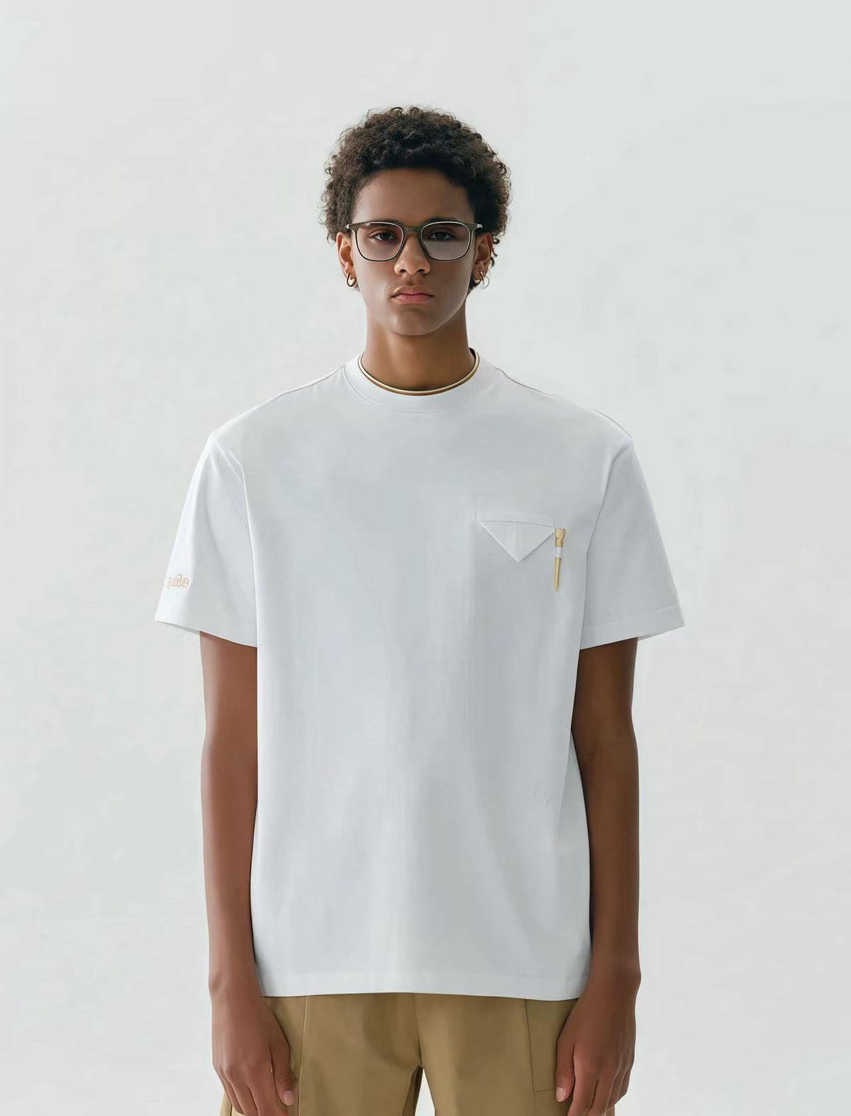 Keypote Men's Golf T-shirt - White - Erthe Golf