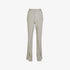 Beige pants with a slit on a white background