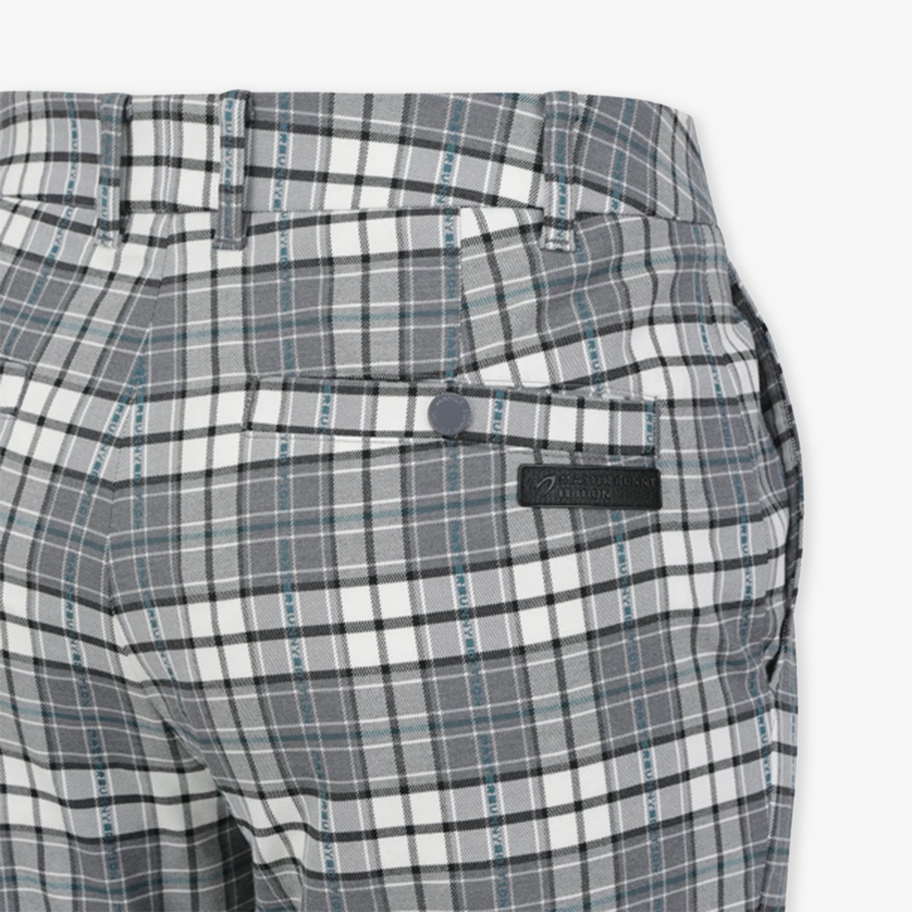 Master Bunny Edition Men&#39;s Check Pants - Gray - Erthe Golf