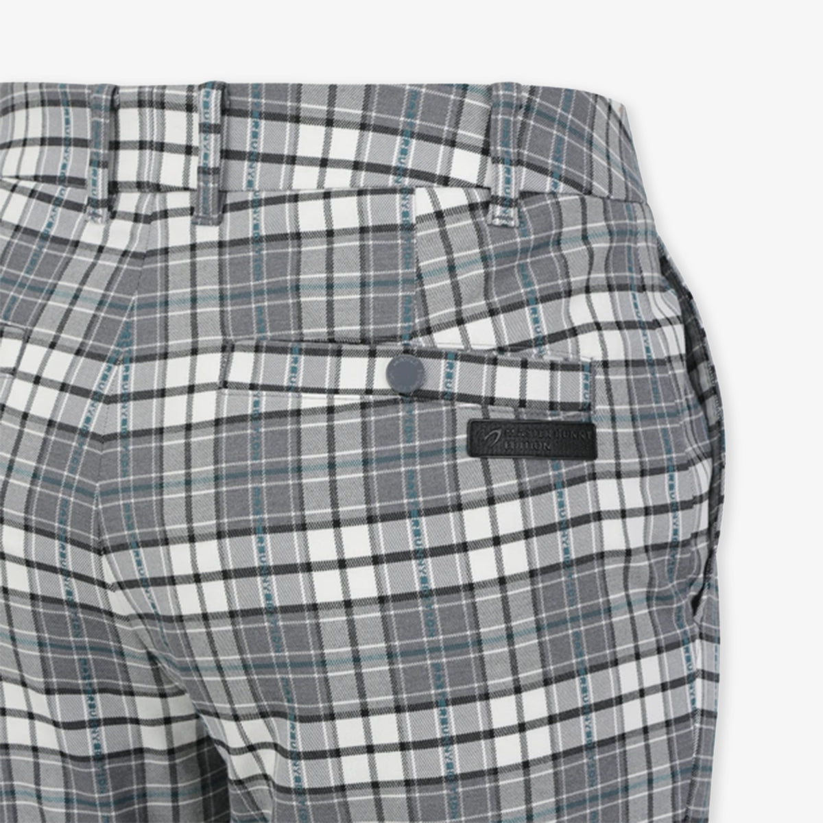 Master Bunny Edition Men's Check Pants - Gray - Erthe Golf